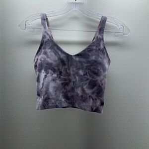 lululemon Align Tank Top Size 2 Purple Diamond Dye